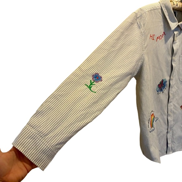 Teddy Fresh by Hila Klein Embroidered Doodles Shirt, Size Medium. - Picture 4 of 16
